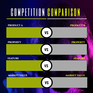 Competition Comparison Table Chart Design