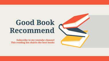 Book Recommend YouTube Channel Art Design