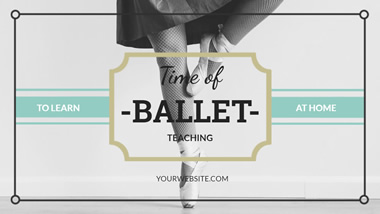 Ballet Leaning YouTube Thumbnail Design
