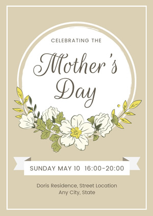 Free and customizable mothers day templates