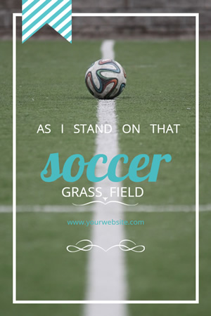 Soccer Pinterest Graphic Design