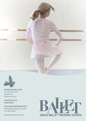Dance School Poster Design