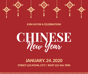 New Year Facebook Post Design