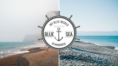 Blue Sea YouTube Channel Art Design