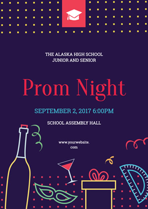 Free Prom Posters Online - Quick & Easy | DesignCap