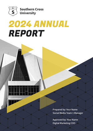 University Annual Report Design