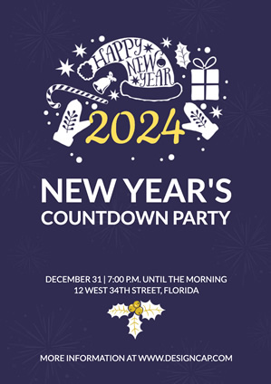 Poster New Year Party Poster Design