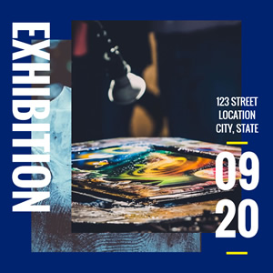 Exhibition Instagram Post Design
