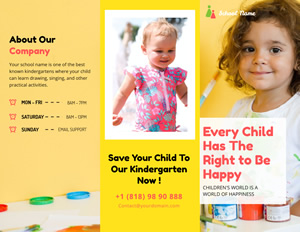 Kindergarten Brochure Brochure Design