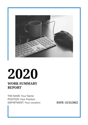 Work Summary Report Design