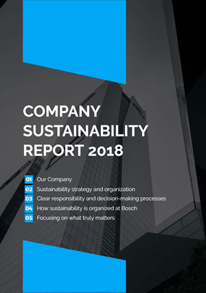 Company Sustainability Report Design