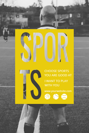 Sports Promo Pinterest Graphic Design