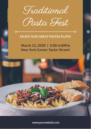 Personalize Free Restaurant Flyer Designs Online Designcap