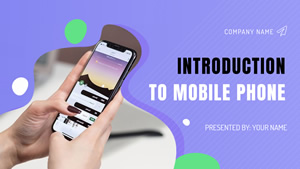 Mobile Phone Presentation Design