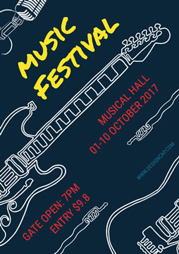Festival Music Poster Design