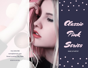 Pink Fashion Brochure Design
