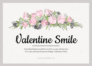 Lovely Valentine Card Design