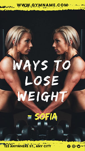 Ways to Lose Weight Instagram Story Instagram Story Design