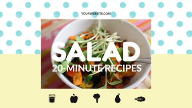 Salad Tutorial YouTube Thumbnail Design