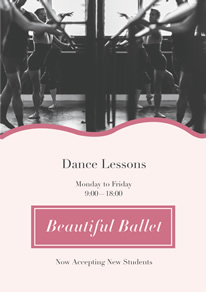 free dance poster flyer
