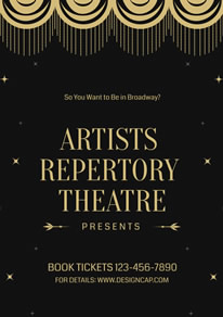 free theatre poster designs designcap poster maker