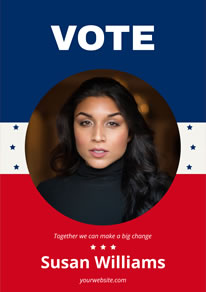 election poster design philippines free campaign poster template
