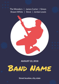 free music poster flyer designs designcap poster flyer maker