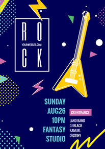 free band poster flyer designs designcap poster flyer maker performance flyer