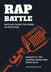 free music poster flyer designs designcap poster flyer maker