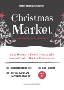 free holiday event poster flyer designs designcap poster flyer maker