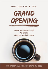 free coffee poster flyer designs designcap poster flyer maker