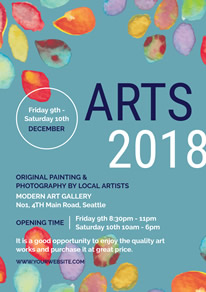 free art show flyer