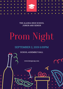free prom poster designs designcap poster maker prom template
