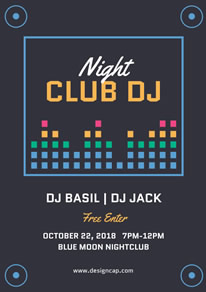 free music poster flyer