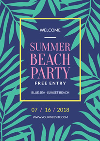 free beach party flyer designs designcap flyer maker images of party flyers