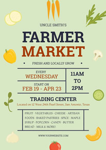 free food drink poster flyer designs designcap poster flyer maker