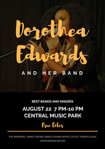 free music poster flyer