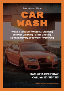 free car wash poster flyer designs designcap poster flyer maker car wash flyers