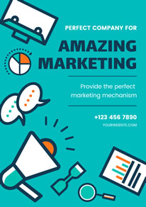 Free Marketing Poster/Flyer Designs | DesignCap Poster ...