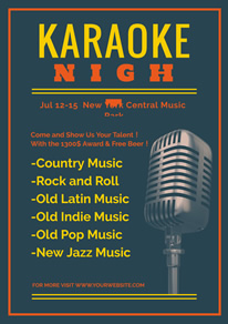free music poster flyer designs designcap poster flyer maker