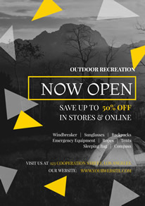 free grand opening poster flyer designs designcap poster flyer maker