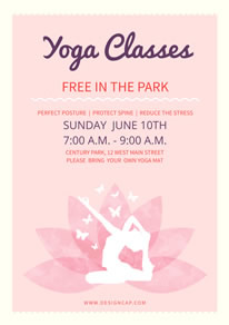 free yoga poster designs designcap poster maker pamplet designs