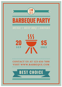 free bbq poster flyer designs designcap poster flyer maker