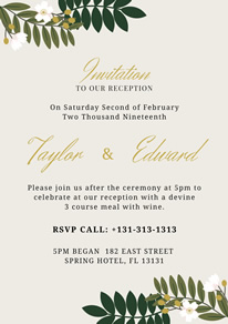free wedding poster flyer