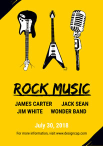 free music poster flyer