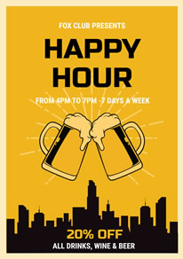 free beer poster flyer designs designcap poster flyer maker yellow flyers